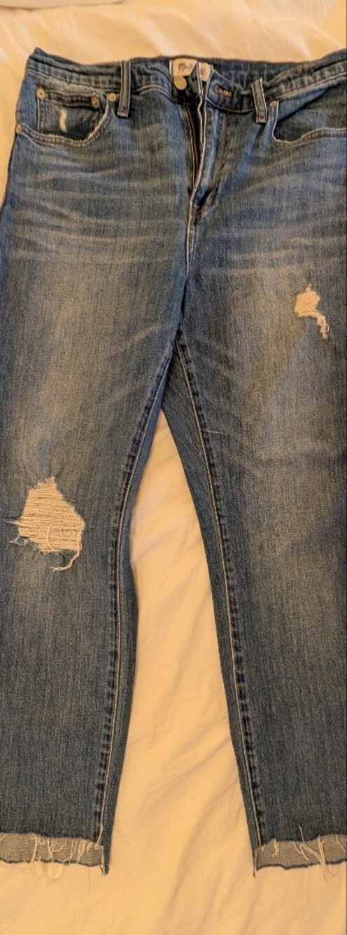Madewell High-Rise Slim Boyjean - Size 29